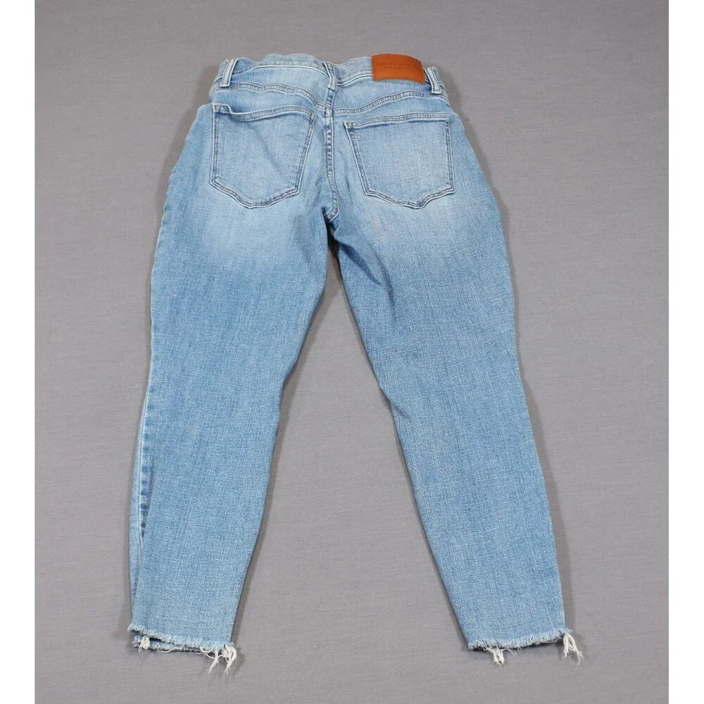 Lucky Brand Jeans Women High Rise Skinny Bridgette Button Fly Distressed 4/27 - Picture 4 of 15